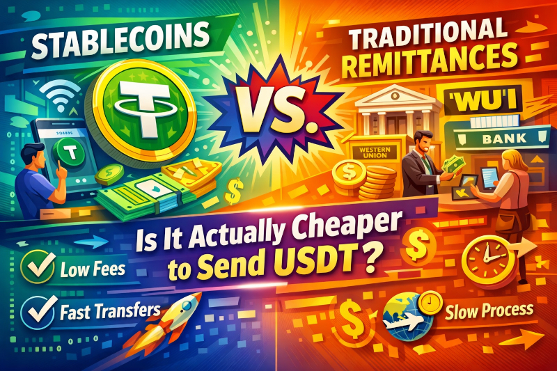 The Comparison of Stablecoins and Traditional Remittances: Is It Cheaper to Send USDT?
